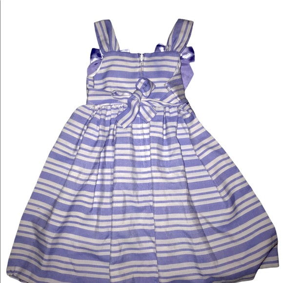 Bonnie Jean Girls Blue And White Dress Size 4T - Picture 2 of 8